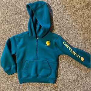 Carhartt 3T half zip sweater Toddler boys